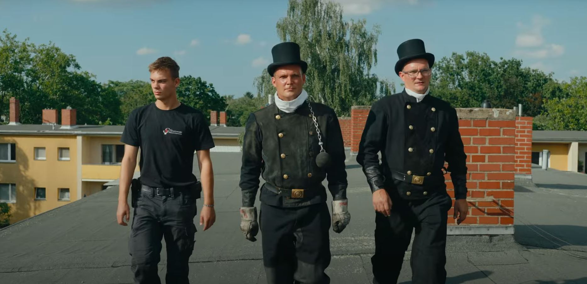 Teamfoto der Familie Staszewski